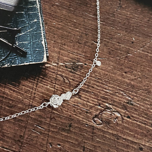 玫瑰之心 ‧ 純銀手鍊