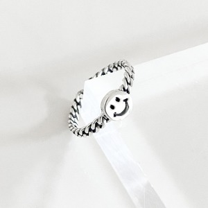 微笑鍊條 ‧ 純銀戒指