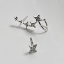 星辰照耀 ‧ 純銀耳環