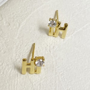 HI小鑽 ‧ 純銀耳環