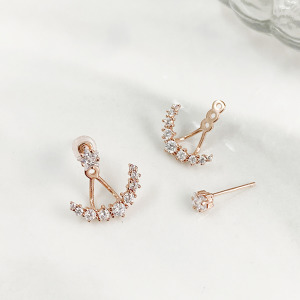 圓弧鑽 ‧ 純銀耳環