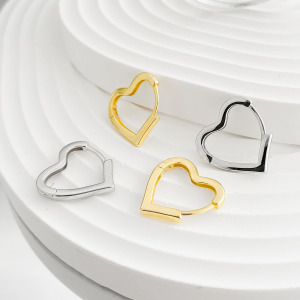 法式甜心圈 ‧ 純銀耳環