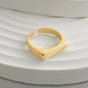 光面圓弧 ‧ 純銀戒指