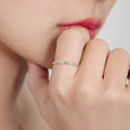 交錯線條顆粒 ‧ 純銀戒指_1