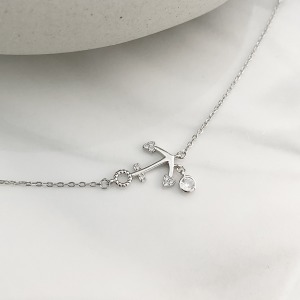 水手船錨 ‧ 純銀腳鍊