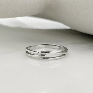 勾勾手 ‧ 純銀戒指