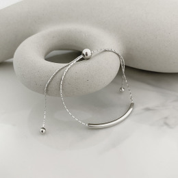 圓弧 ‧ 純銀手鍊