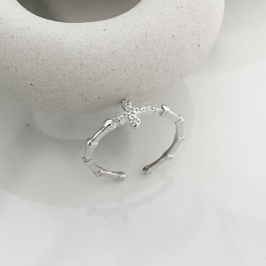 十字架鑽 ‧ 純銀戒指