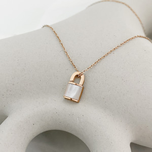 心鎖印記鋼項鍊