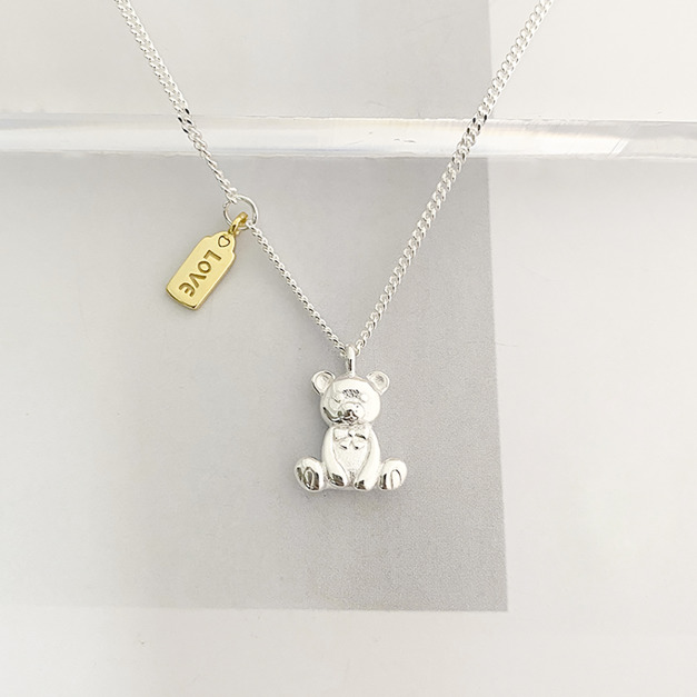 泰迪小熊 ‧ 純銀項鍊