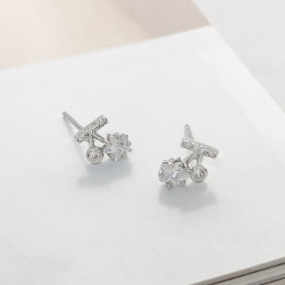 櫻桃小星 ‧ 純銀耳環