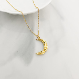 彎月 ‧ 純銀項鍊