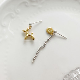 Luck貴賓狗 ‧ 純銀耳環