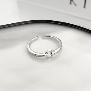 徘徊鑽 ‧ 純銀戒指