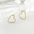 小鑽愛心 ‧ 純銀耳環