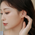 天然石│黃水晶花的祝福 ‧ 純銀耳環 (單支)_1