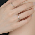 線條夾鑽 ‧ 純銀戒指_1