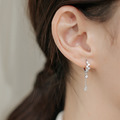 水滴鑽圈 ‧ 純銀耳環_1