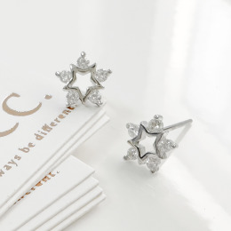 許願星 ‧ 純銀耳環