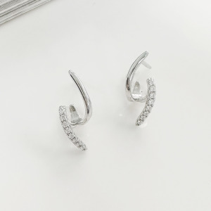 澄光線條 ‧ 純銀耳環