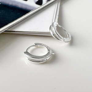 基本小圈 ‧ 純銀耳環