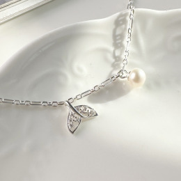 人魚珍珠 ‧ 純銀腳鍊