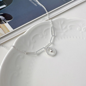 落日餘暉 ‧ 純銀腳鍊