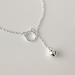 鈴鐺小貓 ‧ 純銀腳鍊