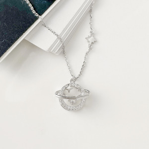 光芒星球 ‧ 純銀項鍊