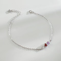 天然石│紫水晶 ‧ 石榴石 ‧ 粉水晶│永恆的約定 ‧ 純銀手鍊