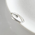極簡水滴 ‧ 純銀戒指
