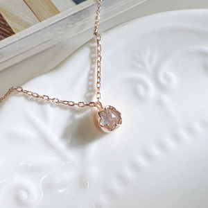 天然石│拉長石星河 ‧ 純銀項鍊