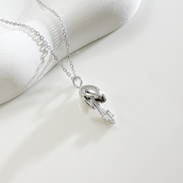 鬱金香 ‧ 純銀項鍊