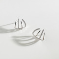 造型爪鑽 ‧ 純銀耳環