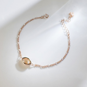 天然石│黃水晶預言家 ‧ 純銀手鍊