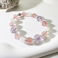 天然石│紫水晶 ‧ 草莓晶 ‧ 月光石│命定戀情 ‧ 水晶手串