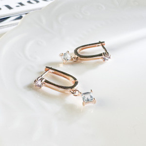 天然石│堇青石 ‧ 托帕石│未知夢 ‧ 純銀耳環