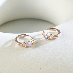 天然石│堇青石時空交錯 ‧ 純銀耳環