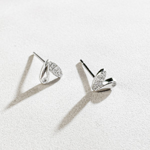 心枝枒 ‧ 純銀耳環