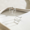 立方體 ‧ 純銀耳環_1