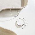 迴圈 ‧ 純銀耳環