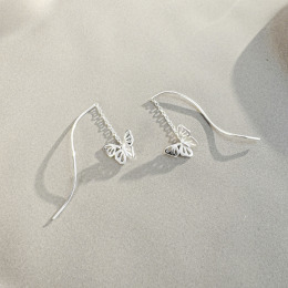 舞蝶的軌跡 ‧ 純銀耳環