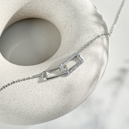 幾何相扣 ‧ 純銀項鍊