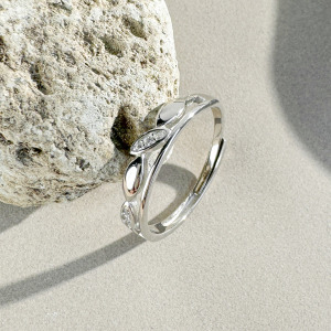 氣質枝枒 ‧ 純銀戒指