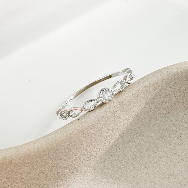 天然石│拉長石幸福期望 ‧ 純銀戒指