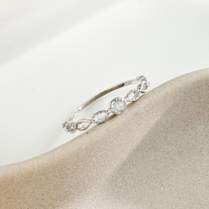 天然石│拉長石幸福期望 ‧ 純銀戒指