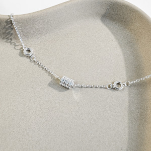 鑽圈圈 ‧ 純銀手鍊