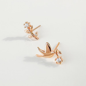 鳥語花香 ‧ 純銀耳環