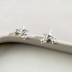 光芒魅影 ‧ 純銀耳環