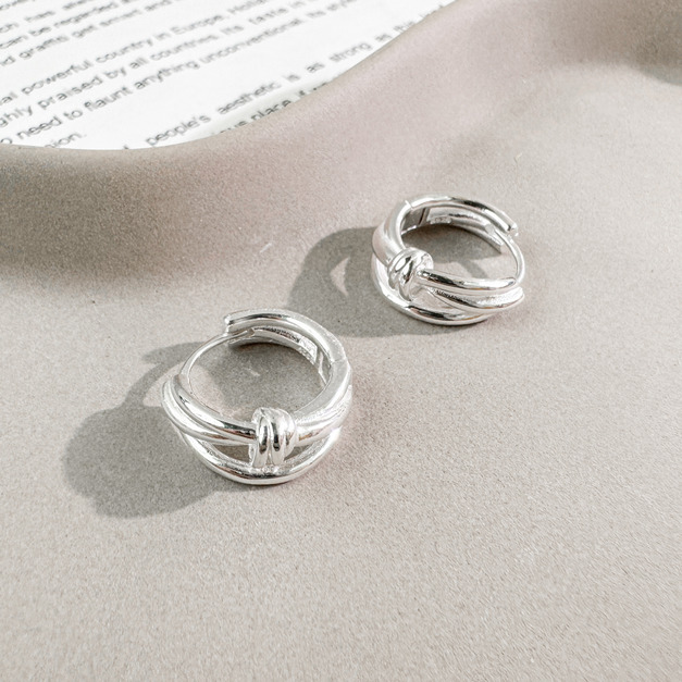 收藏依戀 ‧ 純銀耳環 (銀)